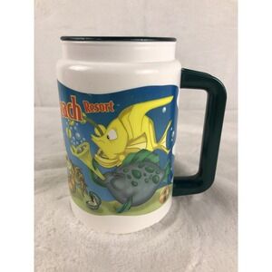 Disney Caribbean Beach Resort Mug Flounder Little Mermaid Walt Disney World with